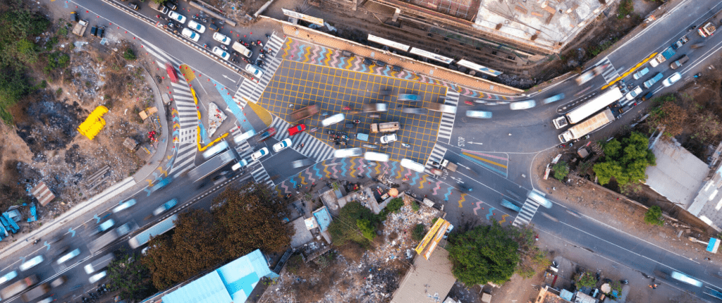 drone view of architecture firms 